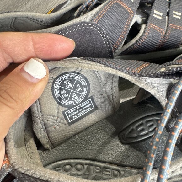 Keen Men’s Size 12 Newport H2 Hiking Sandals Waterproof Tan Orange 1012293 - Picture 8 of 8